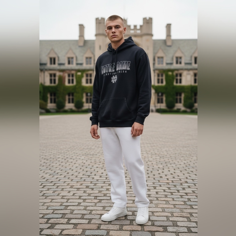 notre dame Men's Size Large Football Hoodie Team Gear